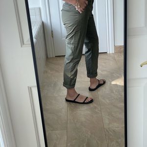 Veronica beard cropped relaxed fit cargo pant